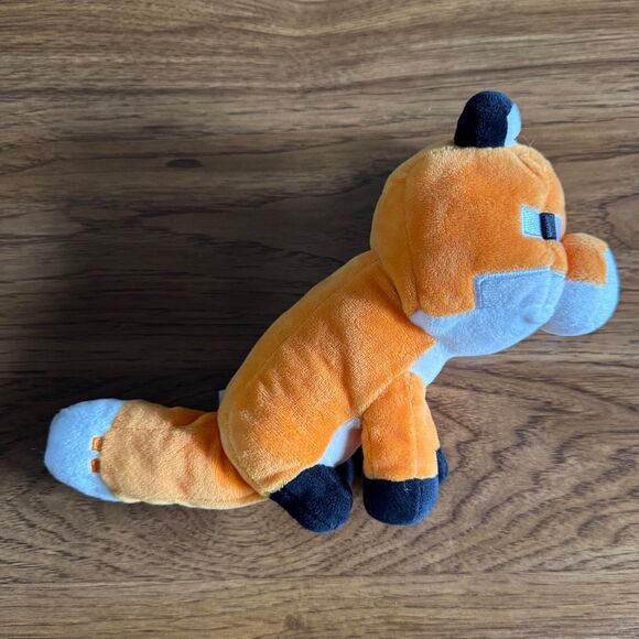 Minecraft Mojang Jinx 11” Fox Stuffed Animal Plush Happy Explorer Orange 2020 - Picture 2 of 6